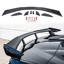 Carbon Fiber Look Rear Trunk Lid High Wing Spoiler For 20-up Corvette C8 Abs
