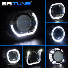 Led Angel Eyes Shrouds For Bi-xenon Projector Lens 3.0 Hella Q5 Covers Bezels