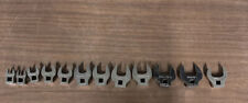 Snap-on Tools 12 Piece 38 Drive Sae. Open-end Crowfoot Wrench Set 38 To 1 116