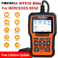 Foxwell Nt510 Elite For Mercedes Benz Full System Obd2 Diagnostic Reset Scanner