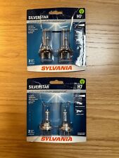 Sylvania Silverstar H7 Pair Set High Performance Headlight 4 Bulbs 2 Sets Of 2