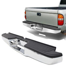 For 1995-2004 Toyota Tacoma Complete Chrome Rear Steel Step Bumper Assembly