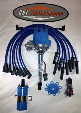 Amc V8 290304343360390401 Small Cap Blue Hei Distributor Coil Wires
