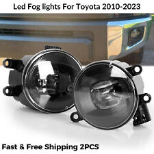 Pair Led Fog Lights For Toyota Tacoma 4runner Tundra Rav4 2012-2023 Driving Lamp