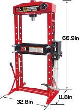 Super Quality 30 Ton Hydraulic Shop Press Steel H-frame Hydraulic Floor Press