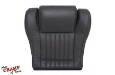 93-95 Pontiac Trans Am Formula Ws6-driver Side Bottom Leather Seat Cover Dk Gray