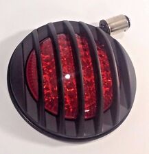Flush Fit Led Tail Light W Black Grill Universal For Hot Rods