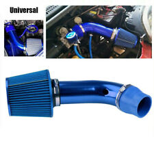 Car Blue Cold Air Intake Filter Induction Pipe Power Flow Hose System Accessorie