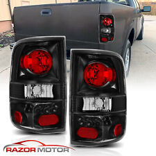 2004-2008 Black Replacement Back Brake Tail Lights Lamp Pair For Ford F150 F-150