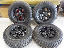 Factory Jeep Gladiator 17 Black Alloy Wheels Bfg Mt Km2 Tires 19 20 21 22