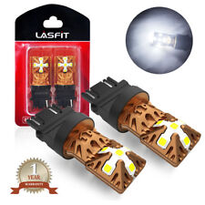 Lasfit 3157 3757 Led Brake Tail Reverse Turn Signal Light Switchback Amber White
