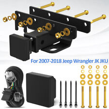 Steel 2 Rear Tow Trailer Hitch Receiver W Harness For 2007-18 Jeep Wrangler Jk