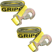 Pack Of 2 Wheel Lift Repo Crossover Strap 2 X10 Tow Truck Ratchet Tie Down