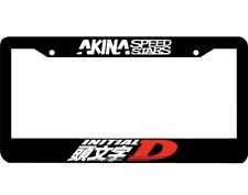New Akina Speed Stars Kanji Fukiwara Jdm Tofu Shop Initial D License Plate Frame