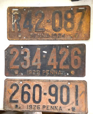 1924 1925 1926 Pa License Ford Buick Chevy Essex Olds Dodge Reo Ih Chrysler Taxi