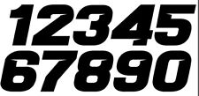 Racing Numbers Sheet Of 20 Numbers Vinyl Decal - Motocross Mx Dirt Bike Stickers