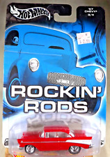 2003 Hot Wheels Rockin Rods 34 57 Chevy Red Wreal Riders 5 Spoke Wheels