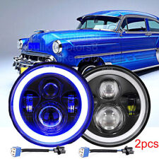 Fit Chevrolet Bel Air 1953 1954 1955 1956 1957 7 Led Headlights Hilo Blue Drl