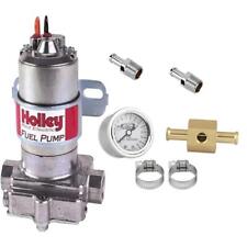 Holley 12-801-1 Red Electric Fuel Pump Wfuel Press Gauge 97 Gph