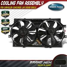 Dual Fan Assembly Wo Controller For Chrysler Concorde Lhs Dodge Intrepid Eagle