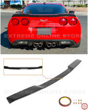 For 05-13 Corvette C6 Zr1 Extended Matte Black Rear Trunk Lid Wing Spoiler