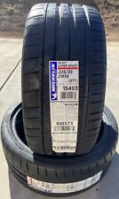 Set Of Two Brand New 22535zr18 Michelin Pilot Super Sport Tires 2253518
