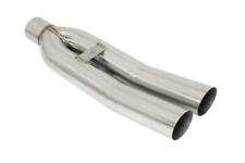 Megan Racing Universal Stainless Steel Twin Angled Blast Pipes 3 Tip 3 Inlet