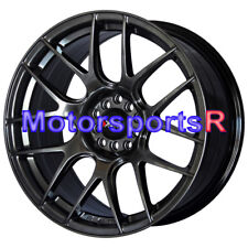 17 Xxr 530 Chromium Black Wheels Rims Mesh 5x114.3 15 18 Honda Civic Ex Si Lx