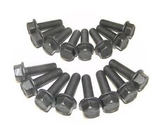 Chevy 1967-71 Bb 396 427 Flange Hd Black Oxide Gr 8 Exhaust Manifold Bolts New