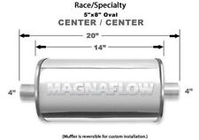 Magnaflow 14153 Muffler - Race Series - 4 In Center Inlet - 4 In Center Outlet