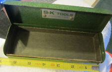 Vintage Empty Metal S K Sk 14 Drive Socket Box Onlytool Holder