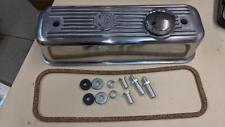 Mgb Alloy Rocker Cover Set - With Cap And Fittings - Polished-gasket