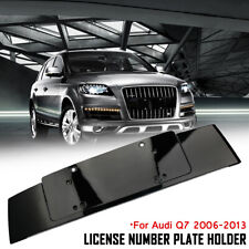 For Audi Q7 06-13 Front Bumper License Number Plate Holder Bracket Support Frame