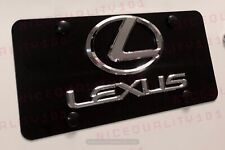 3d Lexus F Sport Front Stainless Steel Finished License Plate Frame Holder