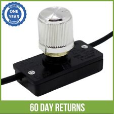 Zing Ear Ze-256 Inline Rotary Dial Light Dimmer Switch For Table Floor Lamp 500w