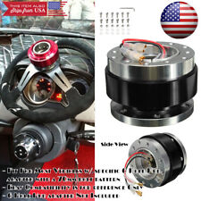 Detachable Black Steering Wheel Extension Quick Release Hub For Chevy
