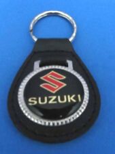 Suzuki Auto Motorcycle Leather Keychain Key Chain Ring Fob 070