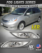 Led Fog Lights For 2006 2007 2008 2009 2010 Toyota Sienna Driving Lamp W Bulbs