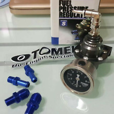 2 X Tomei Fuel Pressure Regulator Type-s With Meter Black Gauge Engine Motor Air