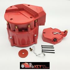 Chevy Gm Red Hei Large Distributor Cap Rotor Kit Sbc Bbc 305 327 350 396 454