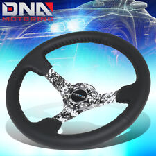 Nrg Rst-036dc-r 350mm 3deep Dish Leather Camo Spoke Steering Wheelhorn Button