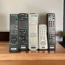 Lot Of 5 Sony Oem Av Dvd Video And Tv Remotes -clean Battery Compartments-