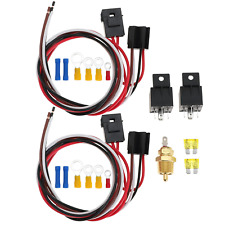 Dual Electric Fan Relay Kit Electric Fan Wiring Kit Thermostat Kit 185 On 175 Of