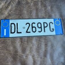 Italy Italian License Plate Tag Dl 269 Pg Eurostars Foreign Front Tag