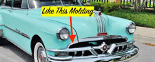 Nos Pontiac 1951 1952 Chrome Hood Bar Extension Moldings Lot Of 2 Pass Side A