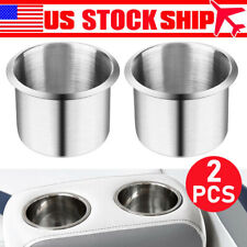 Universal Stainless Steel Cup Drink Holders For Car Boat Truck Marine Camper Rv
