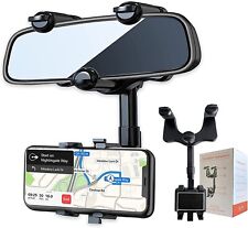 Epn 360 Car Phone Holder Rotatable Retractable Rearview Mirror Mount Universal
