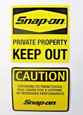 New Genuine Official Snap On Tools 2 Piece Decal Sticker Set 11 - Free Sh