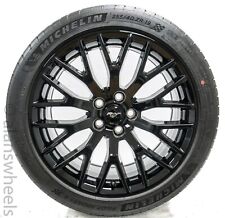 4 New Ford Mustang 19 Staggered Factory Oem Black Track Pack Wheels Rims Tires