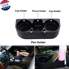 Car Cup Holder Seat Organizer Holder Auto Seat Gap Storage Box Drink Phone Mount